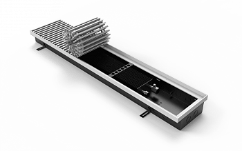 Конвектор Vitron с естественной конвекцией без вентилятора (глубина 90мм, ширина 360мм, длина 1500мм